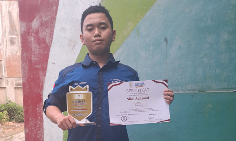 Mahasiswa Prodi TI UNIKAMA Raih Juara 1 Lomba Web Design dan Desain Grafis di Universitas Widya Husada Semarang